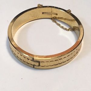 Vintage West Germany Gold Bangle Bracelet